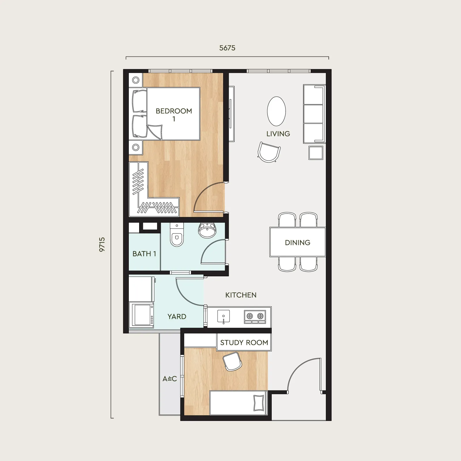 Bayu Type A floor plan
